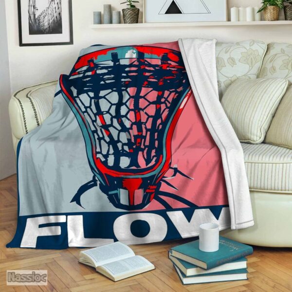 Lacrosse Fleece Blanket Sherpa Blanket