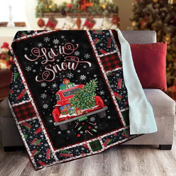Christmas Fleece Blanket Sherpa Blanket