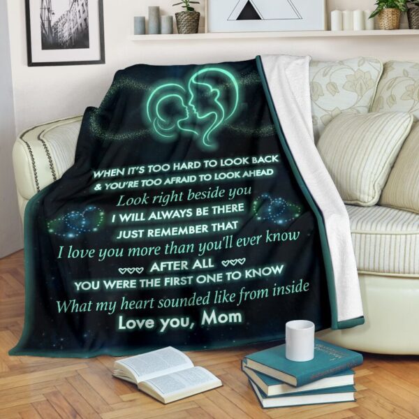 To My Daughter Fleece Blanket Sherpa Blanket