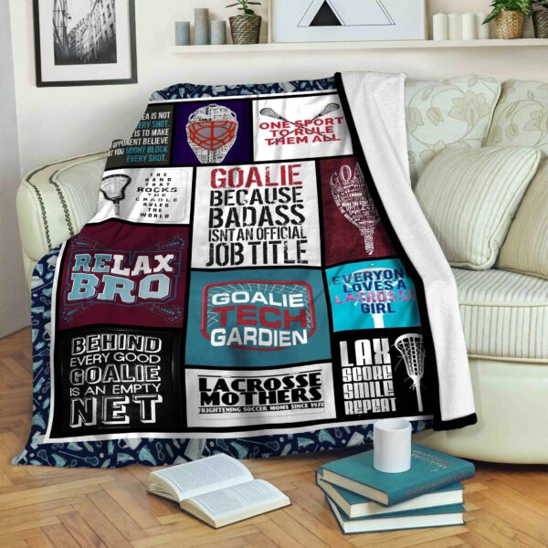 Lacrosse Fleece Blanket Sherpa Blanket