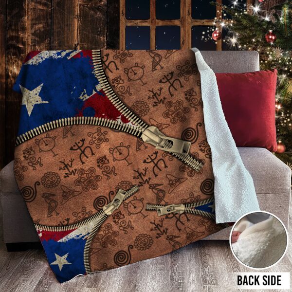 Puerto Rico Fleece Blanket Sherpa Blanket
