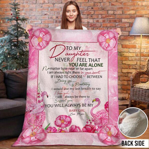 Flamingo Flowers Fleece Blanket Sherpa Blanket