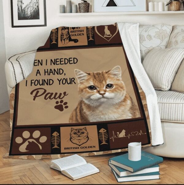 Cat Fleece Blanket Sherpa Blanket