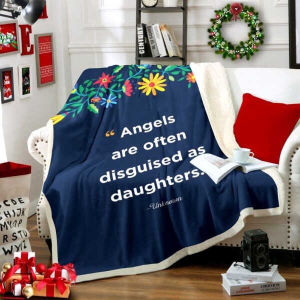 Daughters Fleece Blanket Sherpa Blanket