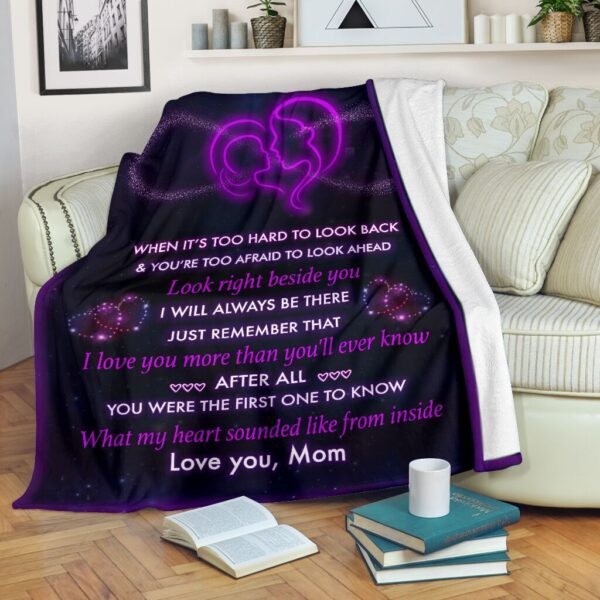 To My Daughter Fleece Blanket Sherpa Blanket