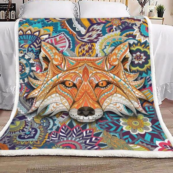 Fox Fleece Blanket Sherpa Blanket