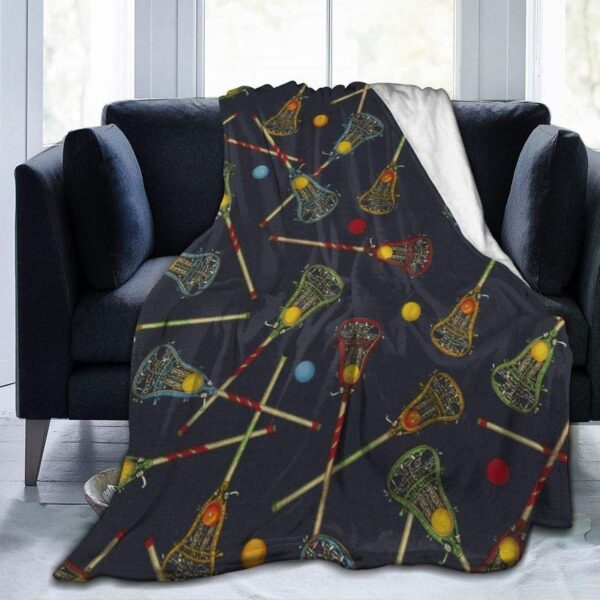Lacrosse Fleece Blanket Sherpa Blanket
