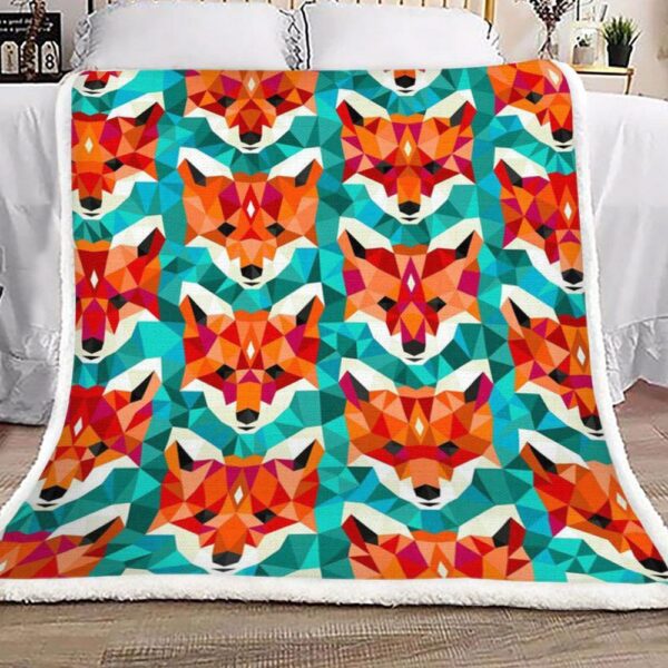 Fox Fleece Blanket Sherpa Blanket