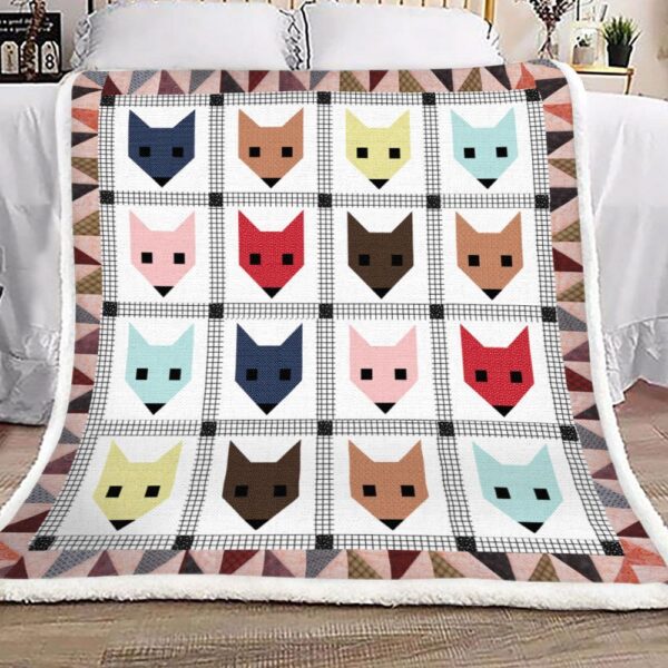 Fox Fleece Blanket Sherpa Blanket