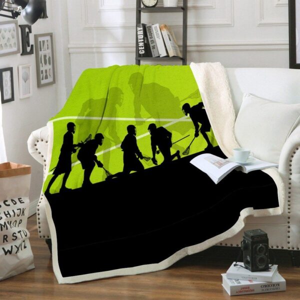 Lacrosse Fleece Blanket Sherpa Blanket
