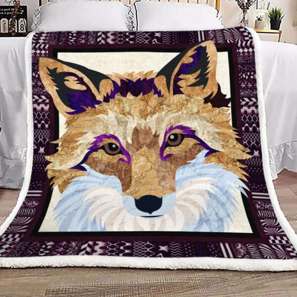 Fox Fleece Blanket Sherpa Blanket