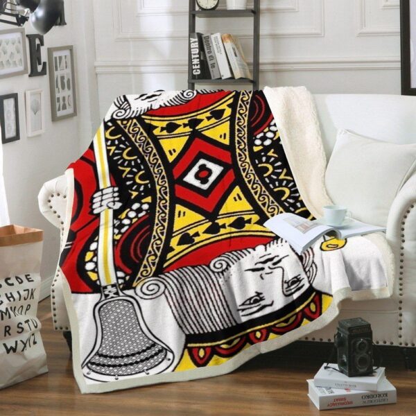 Lacrosse Fleece Blanket Sherpa Blanket