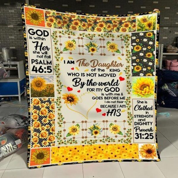 The Daughter Of The King God Fleece Blanket Sherpa Blanket