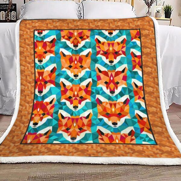 Fox Fleece Blanket Sherpa Blanket