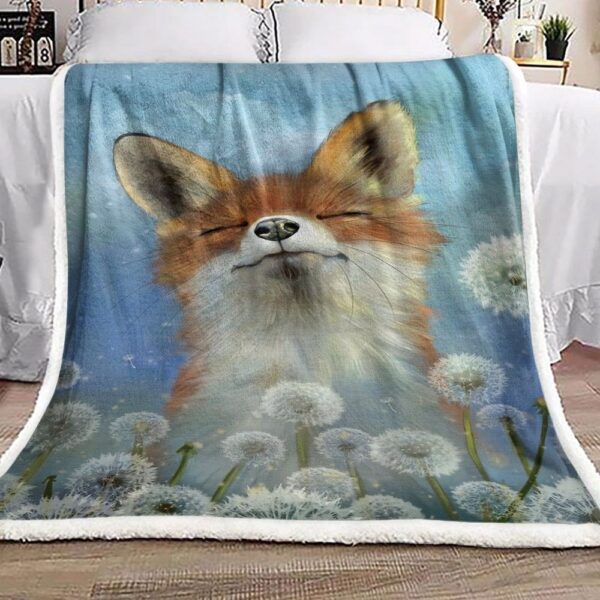 Fox Fleece Blanket Sherpa Blanket
