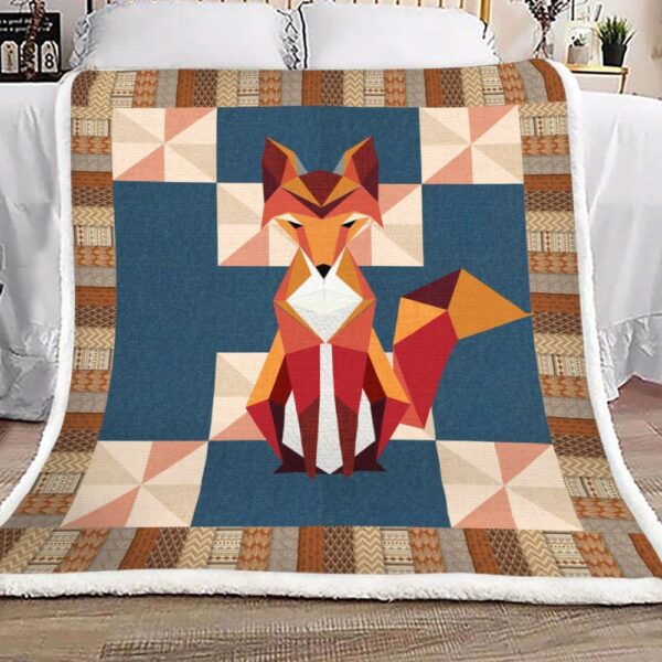 Fox Fleece Blanket Sherpa Blanket