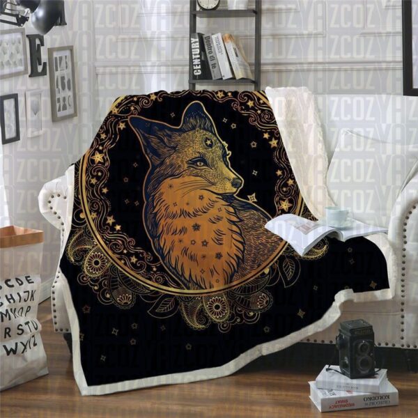 Golden Fox Fleece Blanket Sherpa Blanket