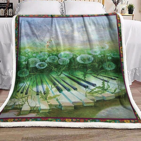 Note Music Fleece Blanket Sherpa Blanket