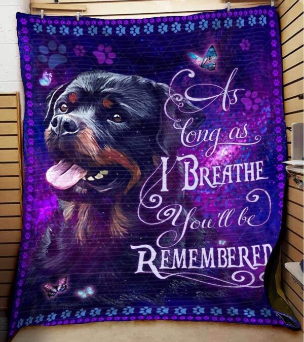 Rottweiler Fleece Blanket Sherpa Blanket