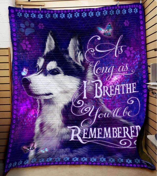 Husky Fleece Blanket Sherpa Blanket