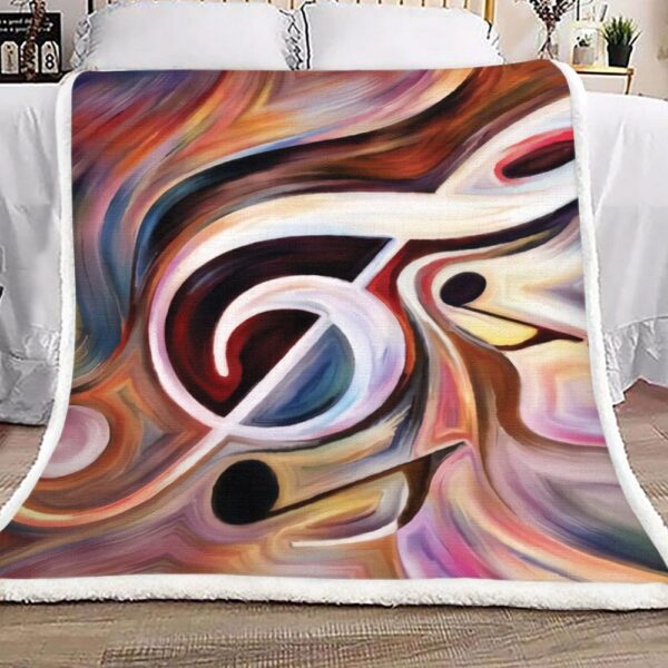 Music Fleece Blanket Sherpa Blanket