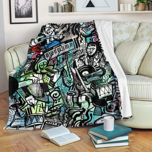 Favourite Musicians Fleece Blanket Sherpa Blanket