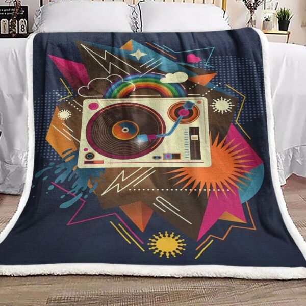 Music Fleece Blanket Sherpa Blanket