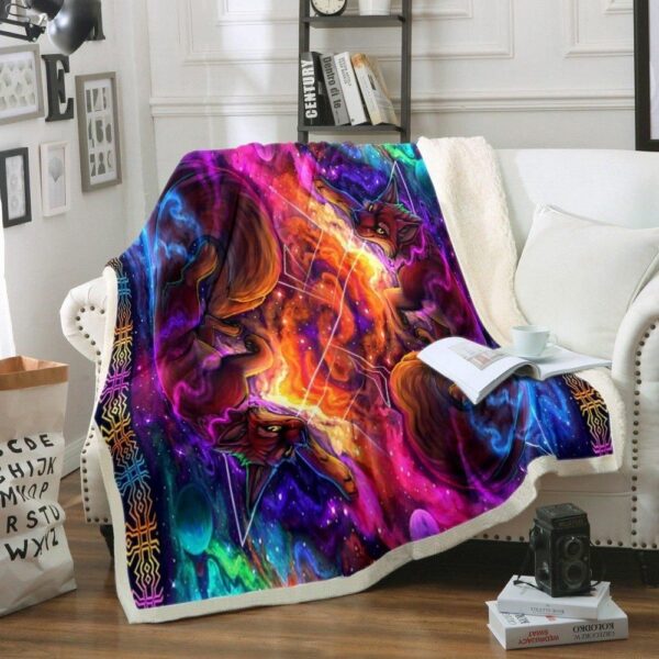 Fox Fleece Blanket Sherpa Blanket