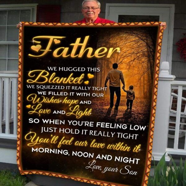 Dear Father Fleece Blanket Sherpa Blanket