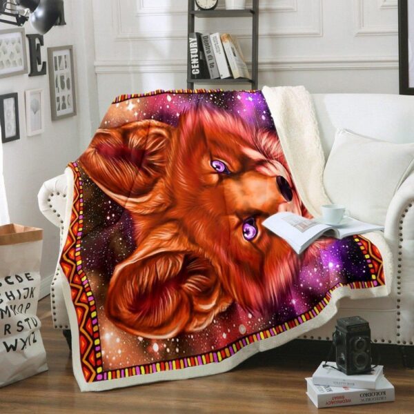 Fox Fleece Blanket Sherpa Blanket