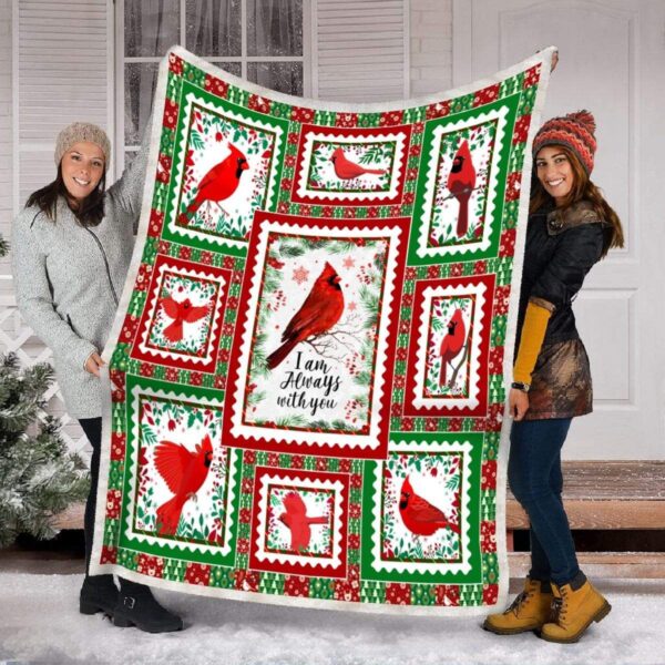Cardinal Fleece Blanket Sherpa Blanket