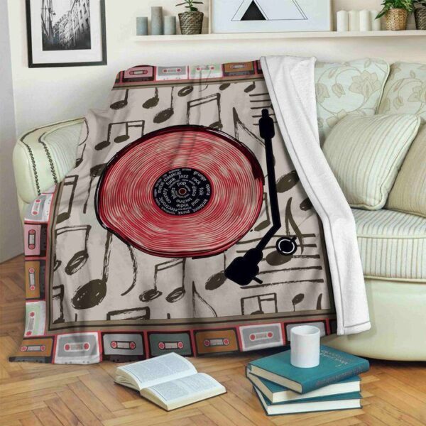 Music Fleece Blanket Sherpa Blanket