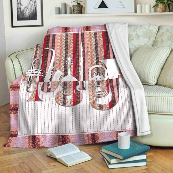 Music Fleece Blanket Sherpa Blanket
