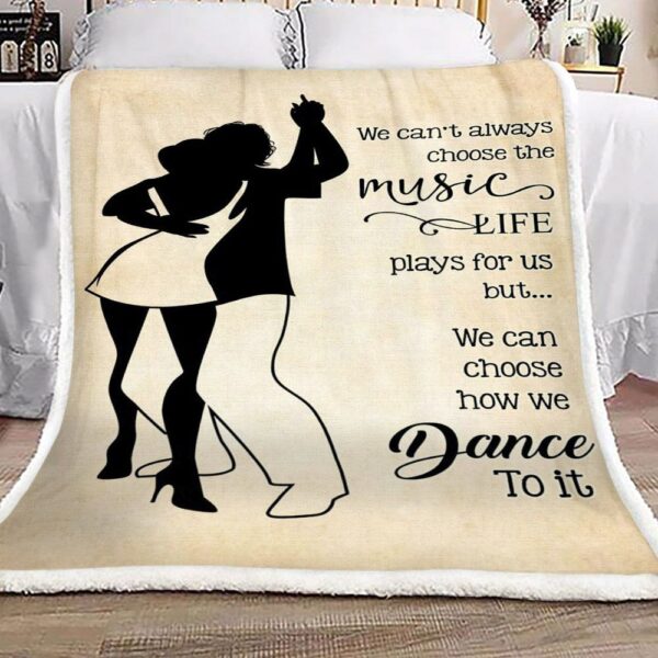 Family We Can T Always Choose The Music Life Fleece Blanket Sherpa Blanket