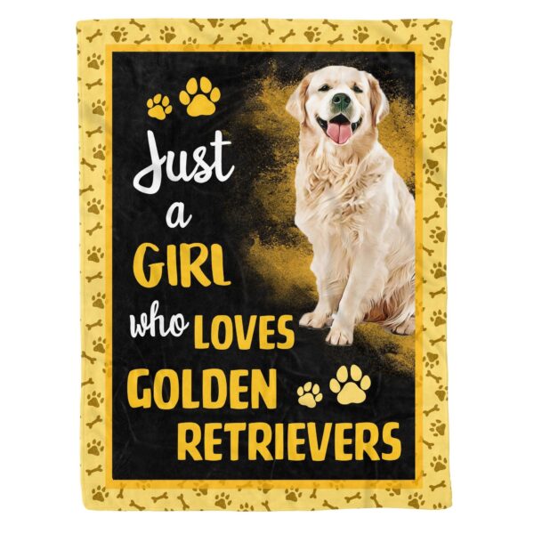 Golden Retrievers Fleece Blanket Sherpa Blanket