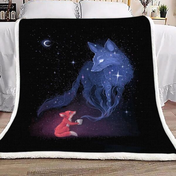 Fox Fleece Blanket Sherpa Blanket