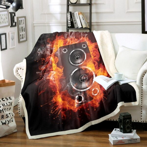 Music Fleece Blanket Sherpa Blanket