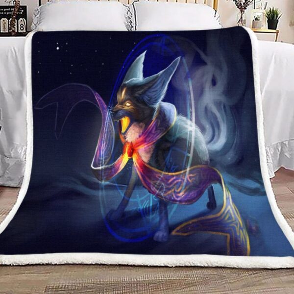 Magic Fennec Fox Fleece Blanket Sherpa Blanket