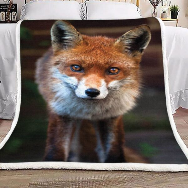 Fox Fleece Blanket Sherpa Blanket