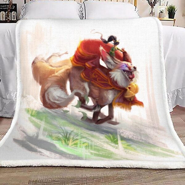 Magic Fox Fleece Blanket Sherpa Blanket