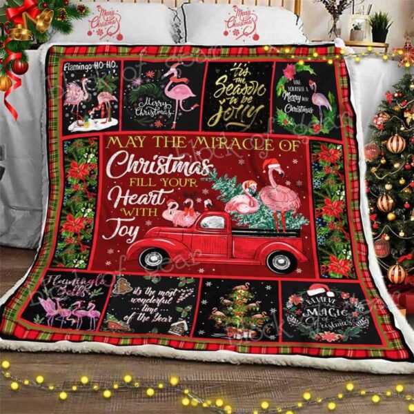 To My Granddaughter Fleece Blanket Sherpa Blanket