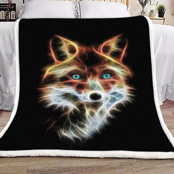 Fox Fleece Blanket Sherpa Blanket