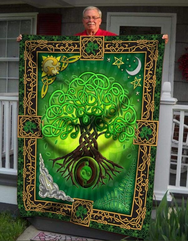 St Patrick Fleece Blanket Sherpa Blanket
