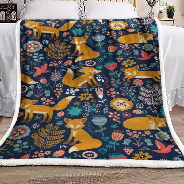 Golden Fox Fleece Blanket Sherpa Blanket