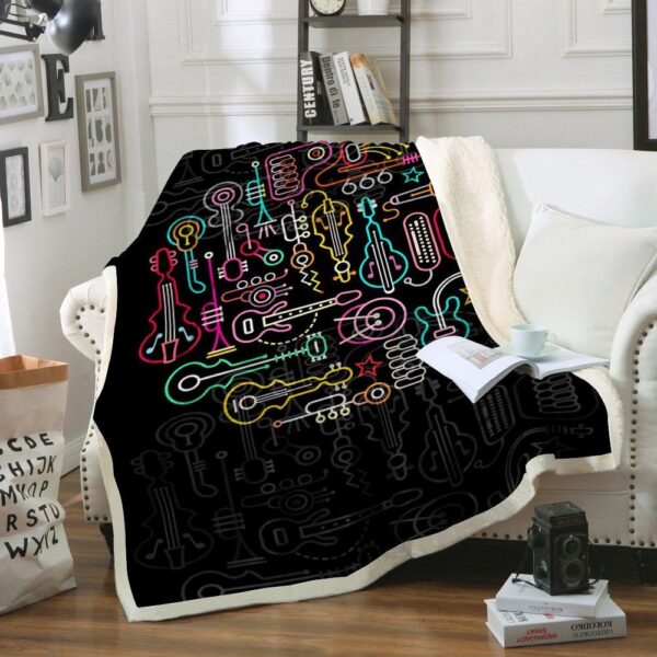 Musical Fleece Blanket Sherpa Blanket