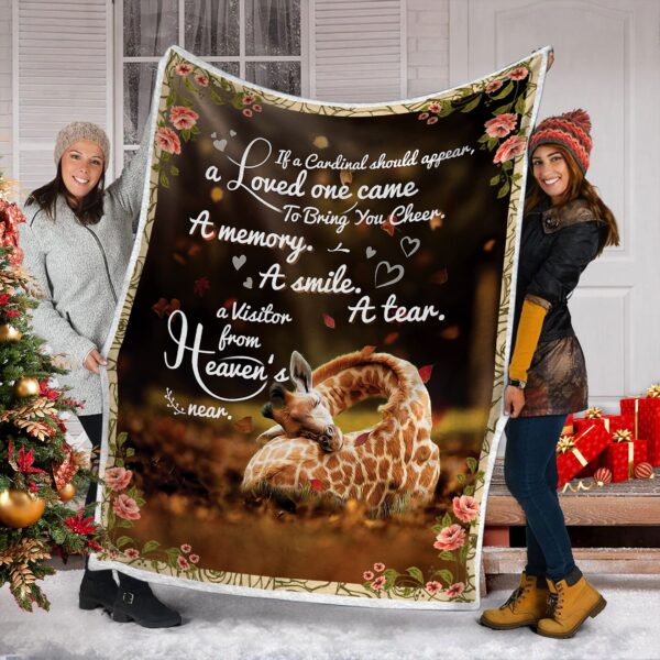 Giraffe Fleece Blanket Sherpa Blanket