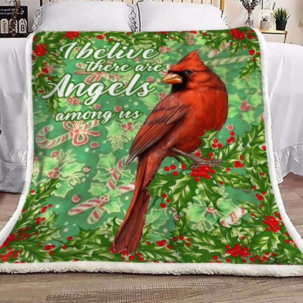 Cardinal Fleece Blanket Sherpa Blanket
