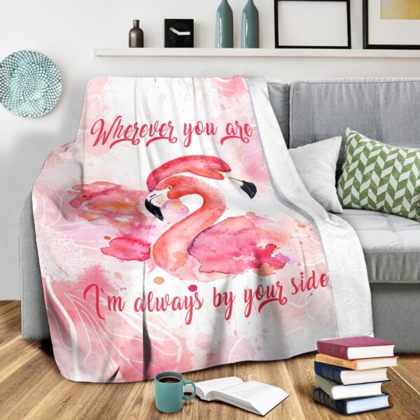 Flamingo Fleece Blanket Sherpa Blanket