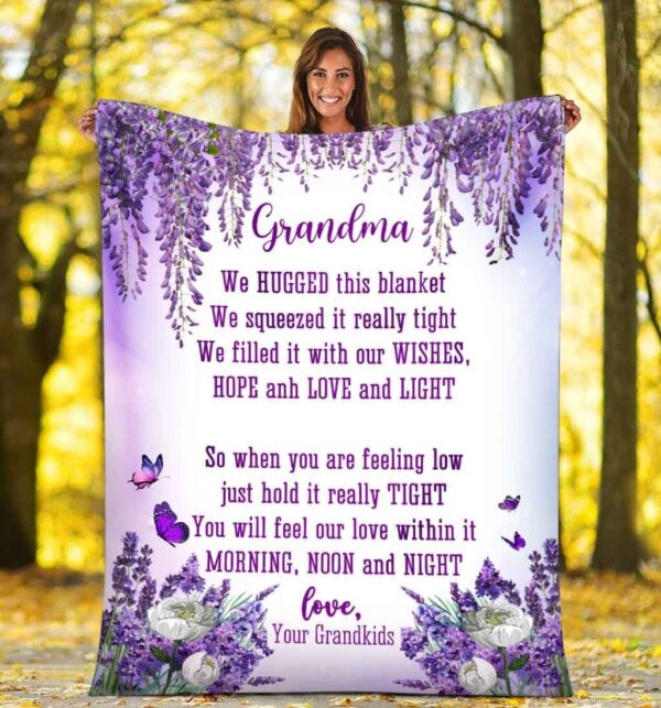 Grandma Fleece Blanket Sherpa Blanket