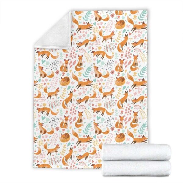 Fox Fleece Blanket Sherpa Blanket